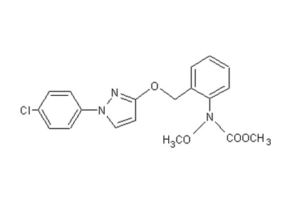 Methyl (N)-[[[1-(4-chlorobenzene)pyrazol-3-yl]oxy]-0-methoxy]-N-methoxycarbamate