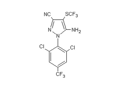 5-amino-3-cyano-1-(2,6-dichloro-4-trifluoromethyl-phenyl)-4-trifluoromethylthiopyrazole